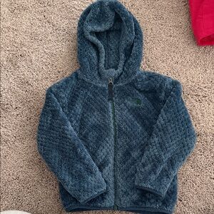 Cozy Blue Northface Kids zip up
